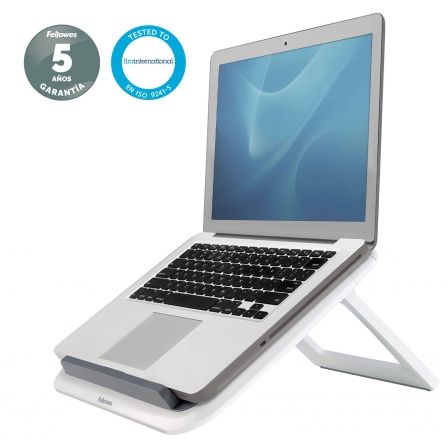 Fellowes Soporte Elevador para Portátil Spire Series Blanco y Gris para 17 pulgadas Fellowes Soporte Elevador para Portátil Spire Series Blanco y Gris para 17 pulgadas